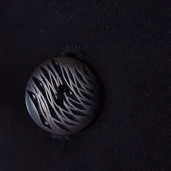 MAGGY LONDON, Blk, 3 Button, Polyester Blazer, Size 4 - Picture 4 of 11